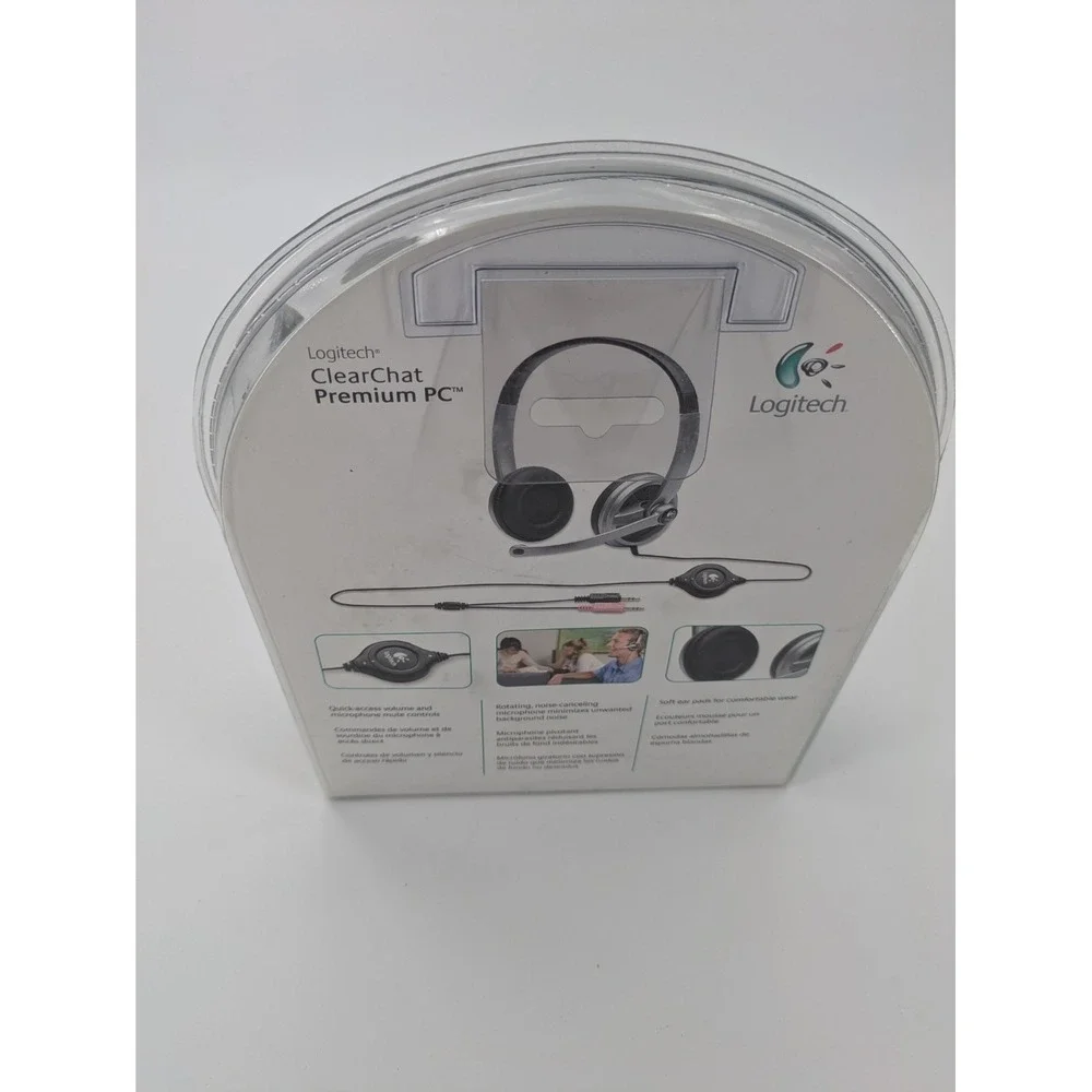 Logitech‎ ClearChat Premium PC Headset Noise Canceling BRAND NEW